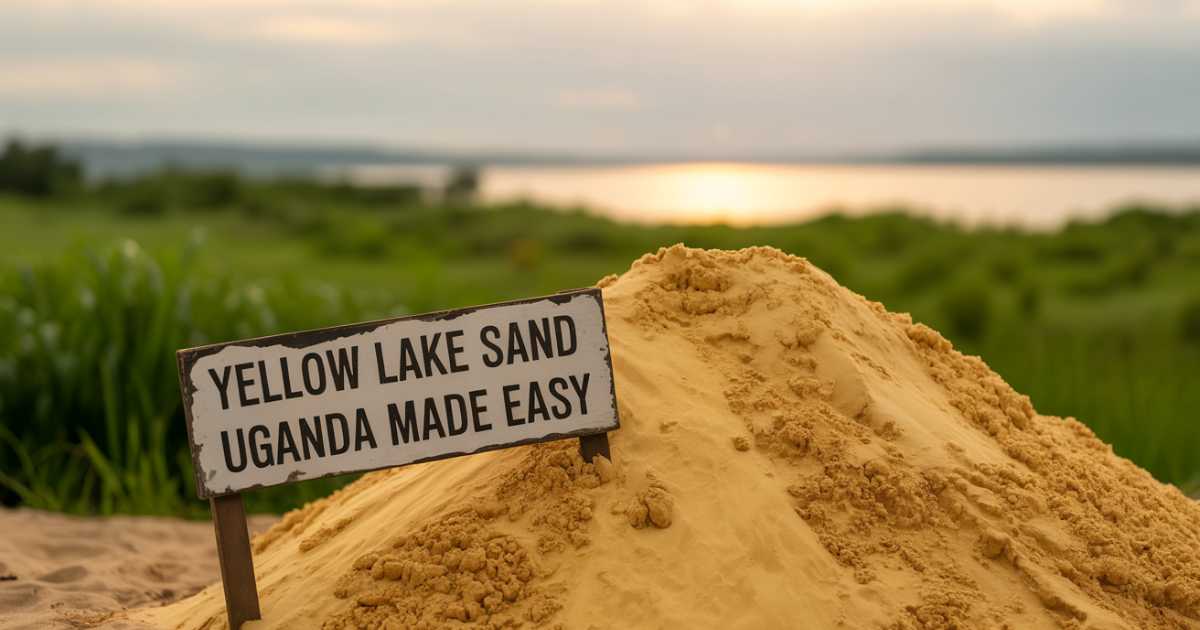 construction sand in Uganda